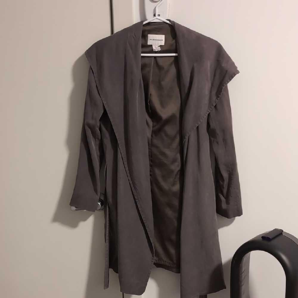 Club Monaco Charcoal Trench Coat
